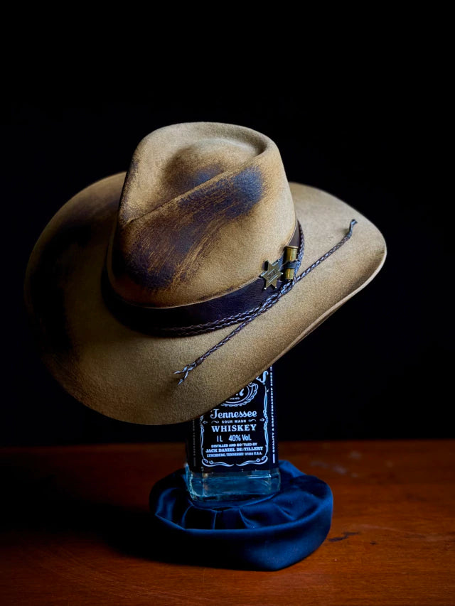Blazing Star cowboy hat - angled view