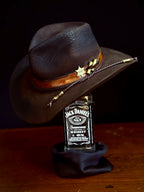 Golden Star cowboy hat - angled view