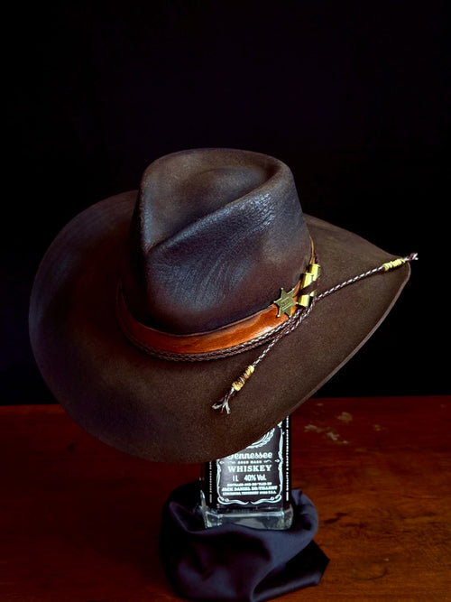 Golden Star cowboy hat - front view